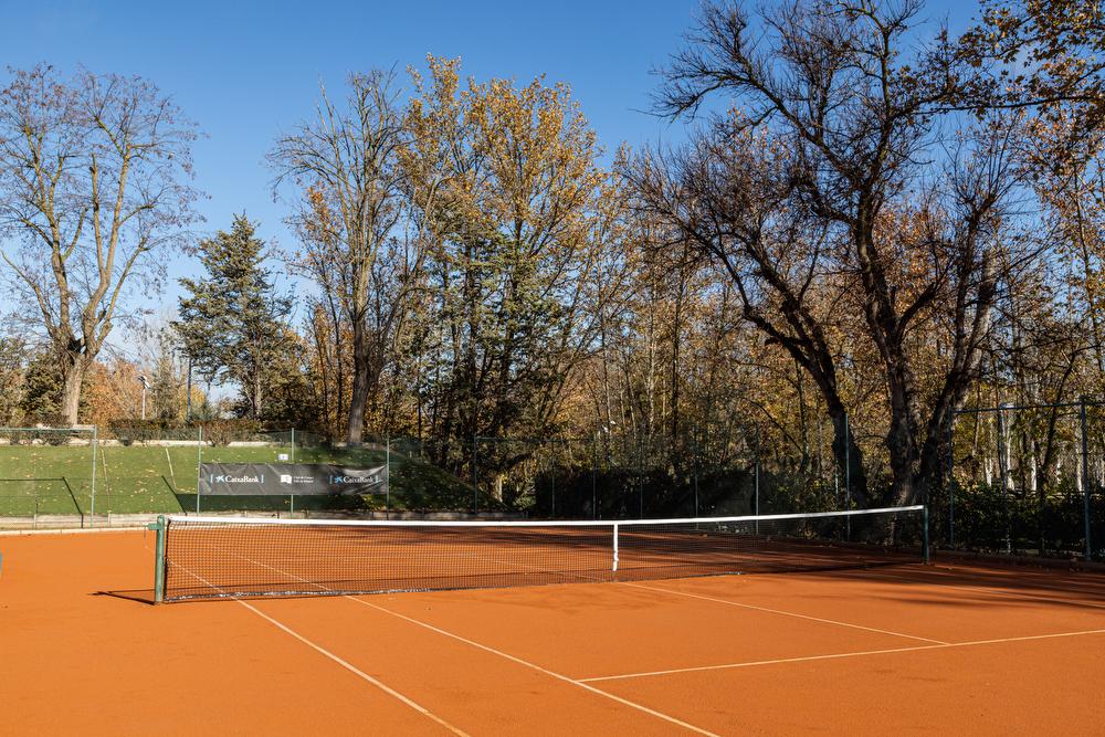 Pista de tenis del Real Club de Campo Villa de Madrid. Foto: Miguel Ángel Ros / RCCVM