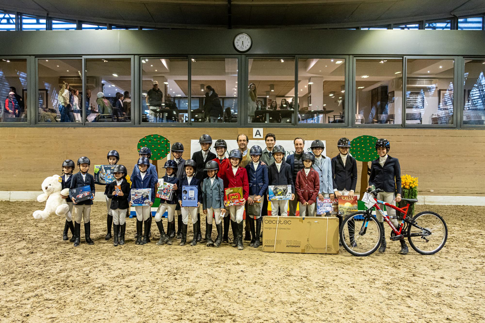 Entrega de premios del GP RCCVM de ponis. Foto: Miguel Ángel Ros / RCCVM