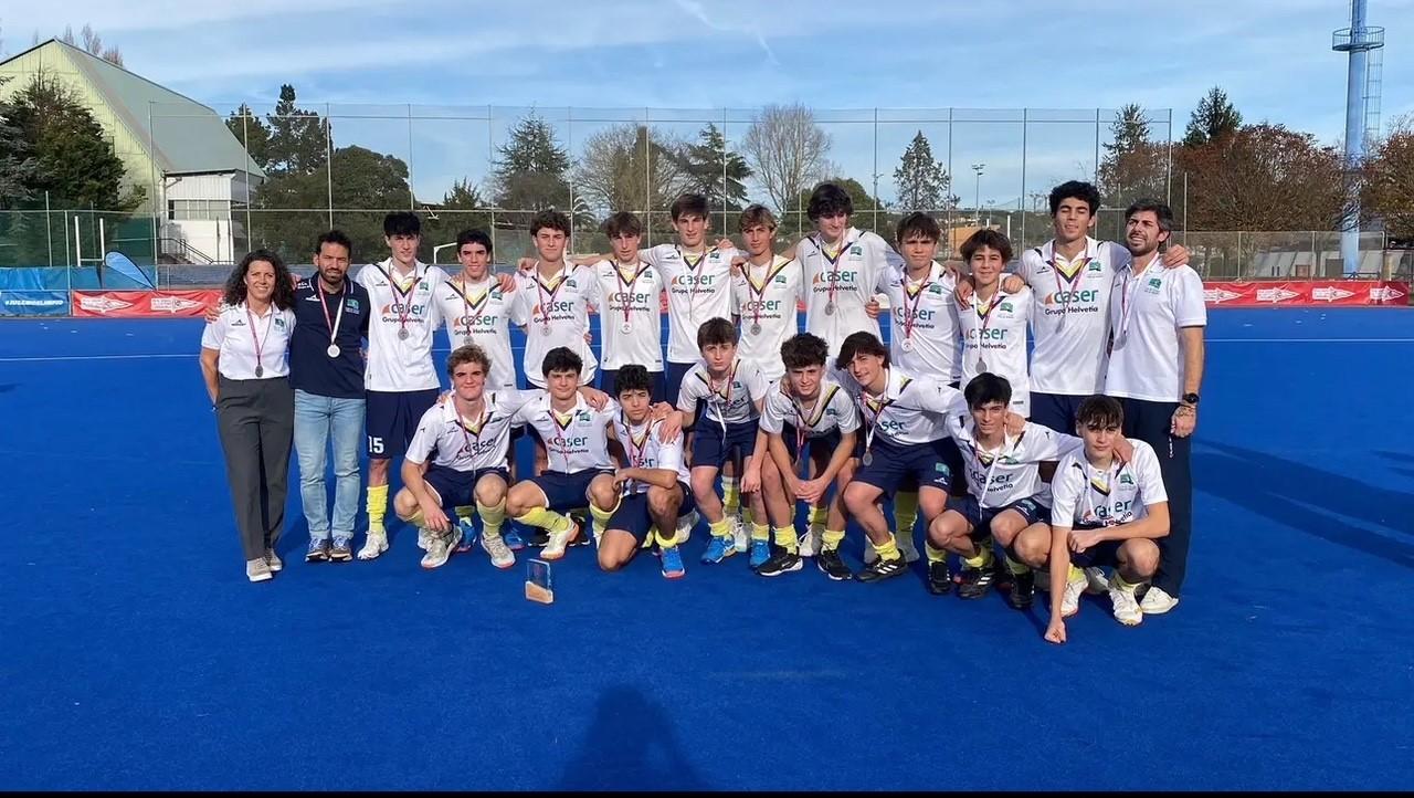 El RCCVM juvenil masculino de hockey, segundo en la Copa de España.