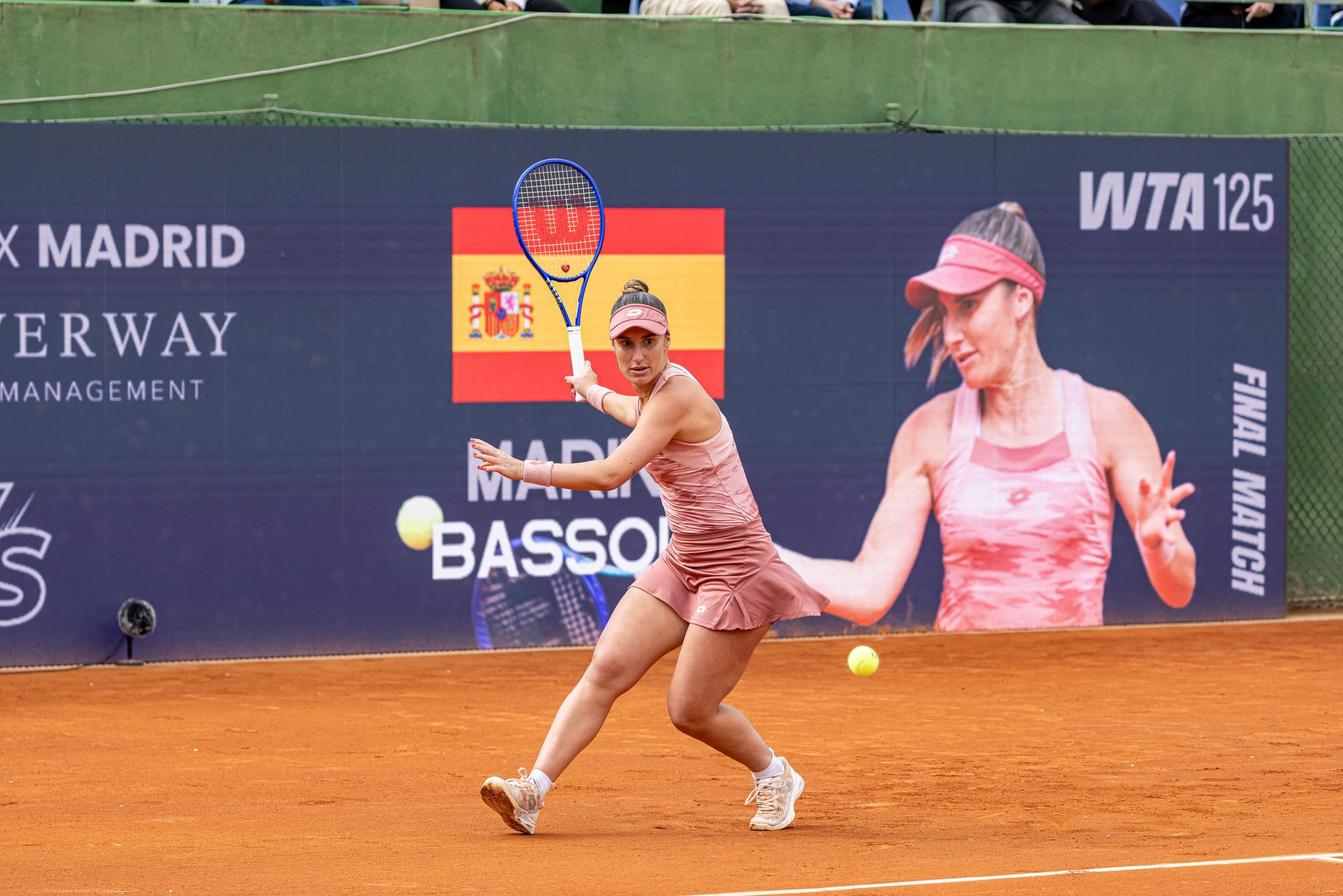 La tenista española finalista Marina Bassols.