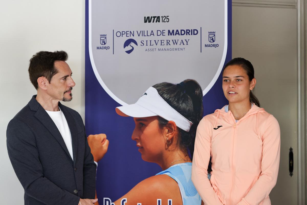 María García, en el acto celebrado en el Real Club de Campo Villa de Madrid.