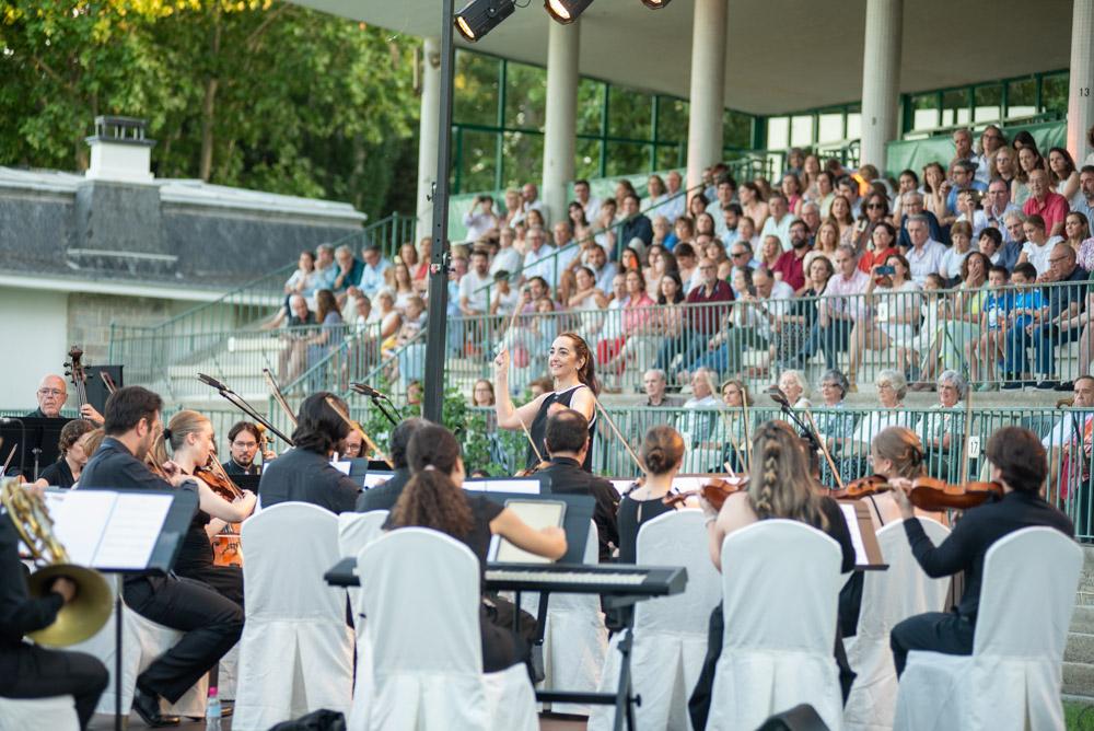 Momento de la actuación de la Orquesta Metropolitana de Madrid, con Silvia Sanz Torre como directora.