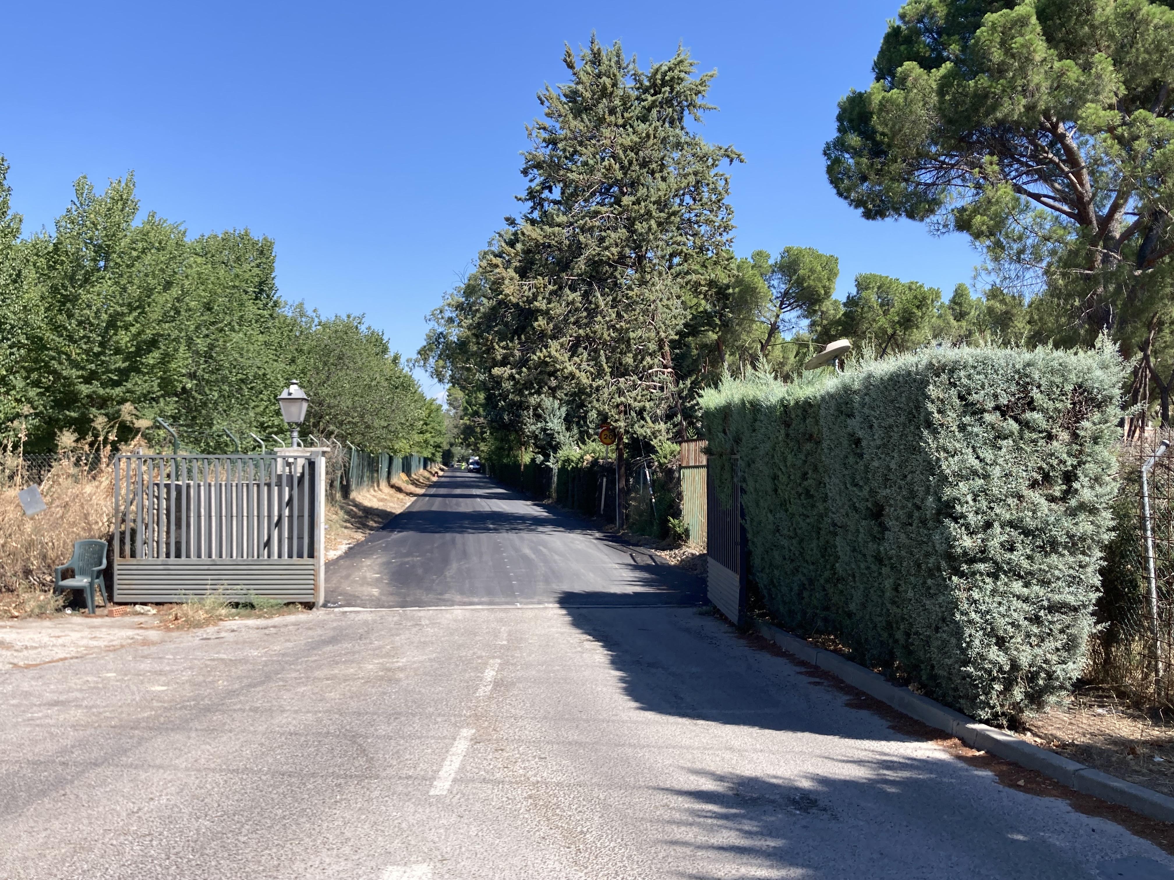 Acceso del INIA del Real Club de Campo Villa de Madrid.