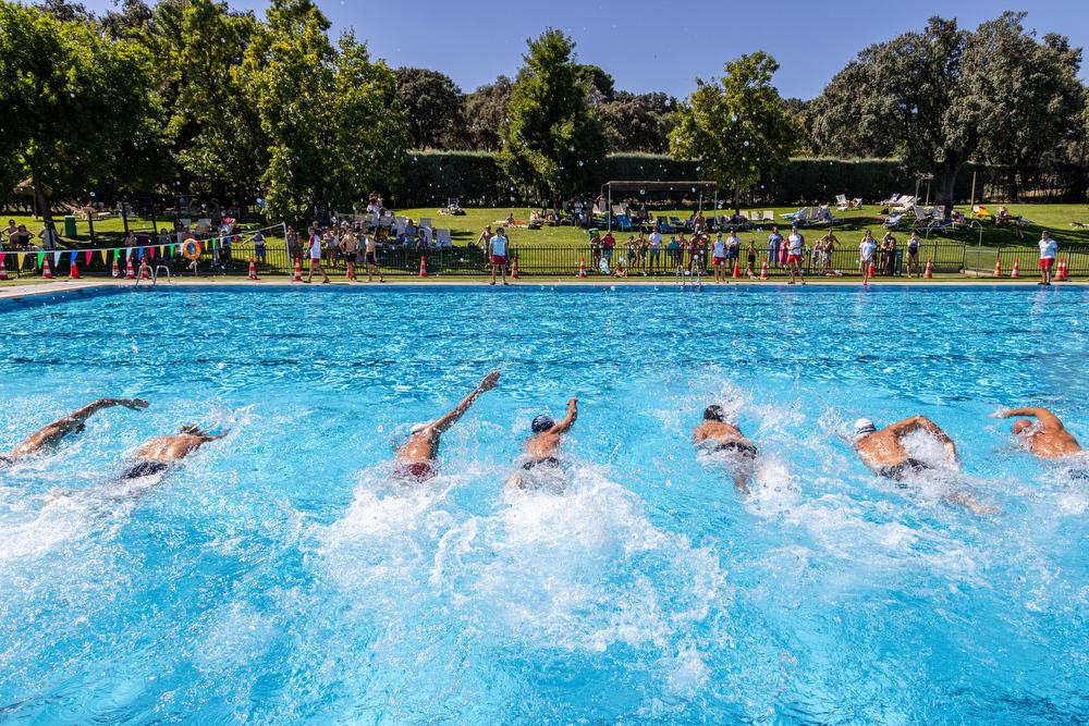 Nadadores compitiendo durante la edición 2025 del Campeonato Social de Natación. Foto: Miguel Ángel Ros / RCCVM