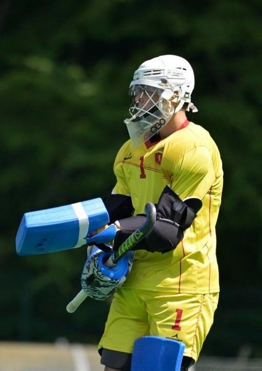 Marcos Fernández, portero RCCVM de la selección española sub-16.