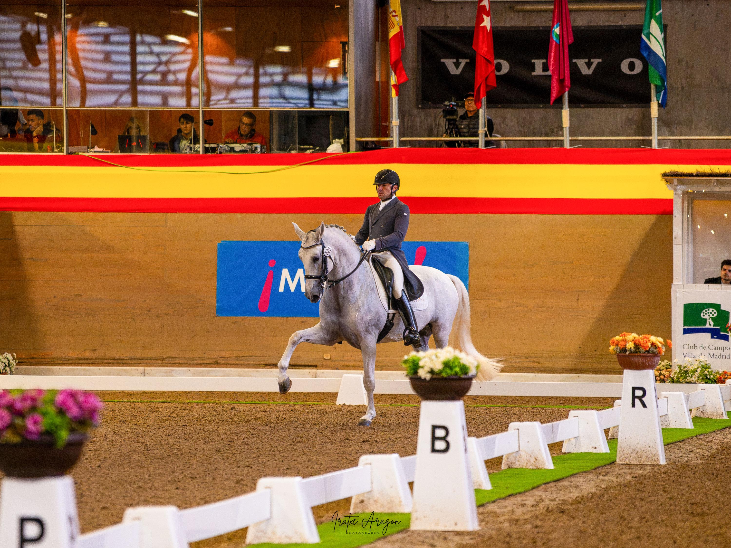 Binomio, en competición, durante la Copa. Foto: Iratxe Aragón