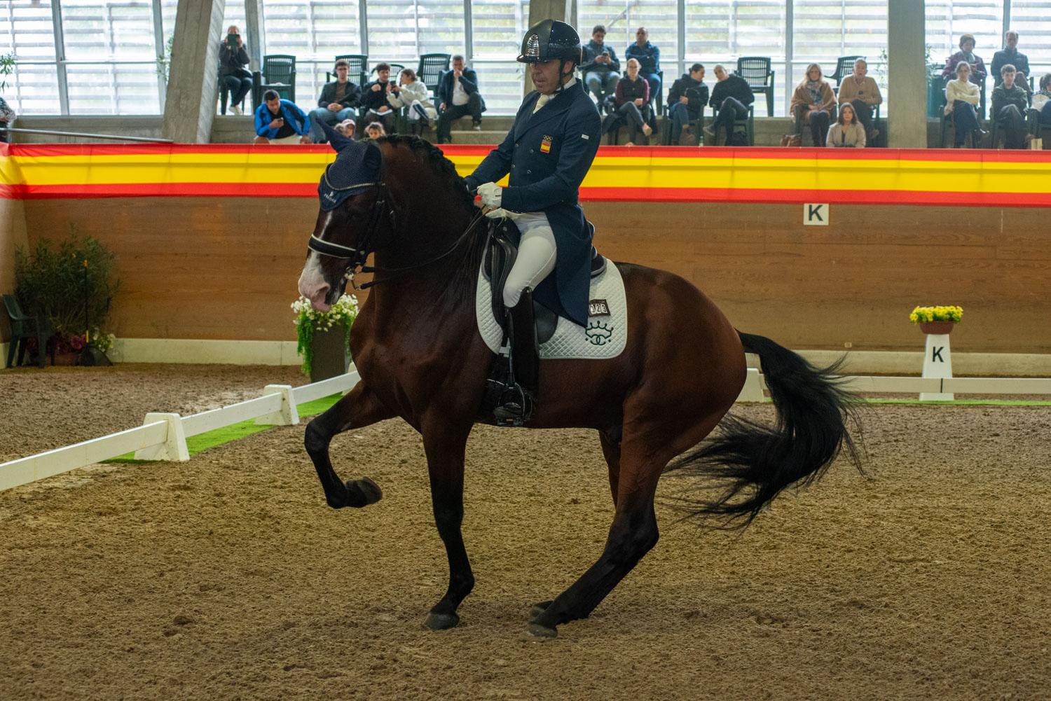 Claudio Castilla Ruiz, ganador en 2021, durante un ejercicio.  Foto: David Yebra Valdés / RCCVM