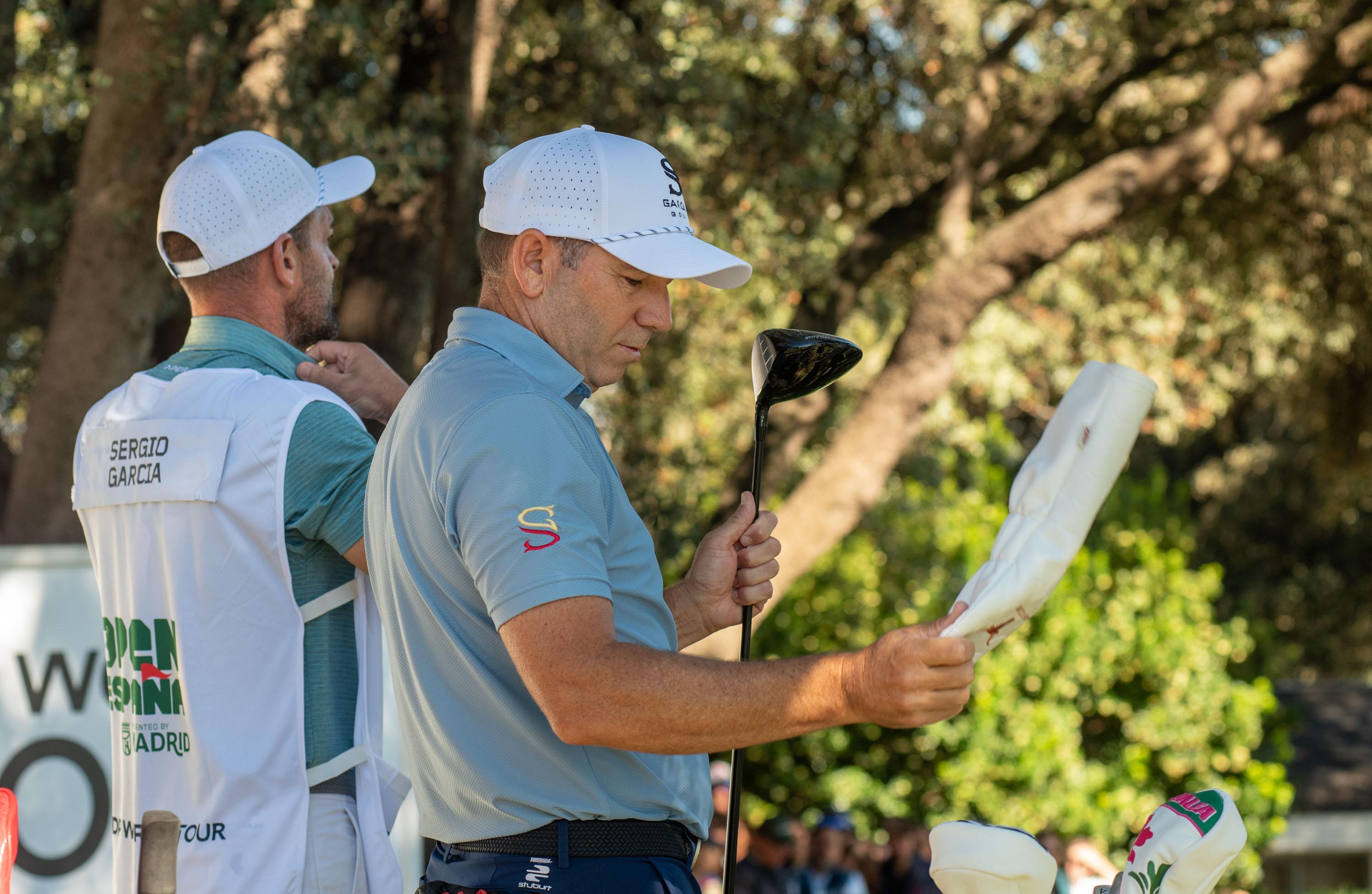 Sergio García, preparado para competir.