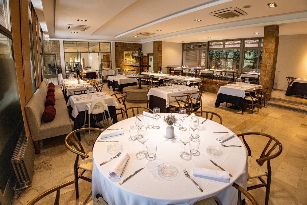 Chalet de Tenis. Restaurante La Raquette. Salón principal