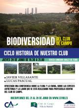 Cartel de la conferencia sobre biodiversidad