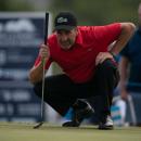 El golfista Chema Olazábal calcula un golpe. Foto: European Tour