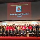 Foto de familia de la Gala del Golf Español
