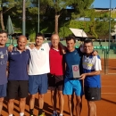 Imagen de grupo del equipo Campeón de Madrid +45 de tenis.