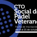 Cartel del Campeonato Social de Veteranos de Pádel 2018