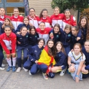 El equipo CCVM sub-14, con las jugadoras del Club que han participado en el Preolímpico de Valencia.