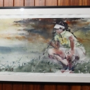Obra ganadora del primer premio de 2018, titulada 'Golf chica', de David de Lorenzo.