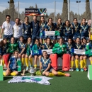El equipo femenino del Club, campeón de la Copa de la Reina de la temporada 208-2019.