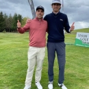 Juan Salama Monsalve (izda.) y Pedro Oriol, contentos con su segundo puesto. Foto: PGA España