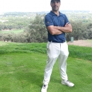 El golfista Juan Salama Monsalve.