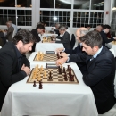 Partida de ajedrez en el Club de Campo Villa de Madrid.