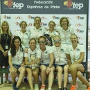El equipo femenino senior de pádel, campeón de España 1ª categoría. Foto: Fep